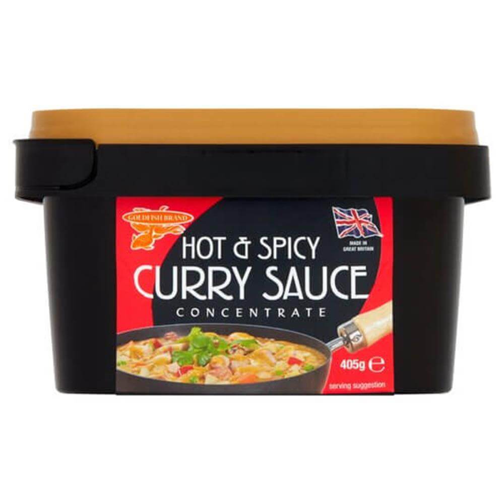 GOLDFISH CHINESE HOT AND SPICY CURRY SAUCE 405G